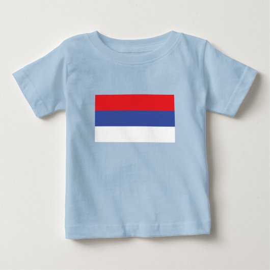 Republika Srpska国旗 ベビーTシャツ (正面)