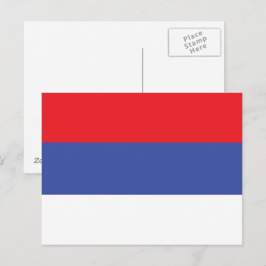 Republika Srpska国旗 ポストカード (正面/裏面)