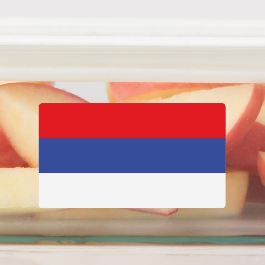 Republika Srpska国旗 ラベル (貼付)