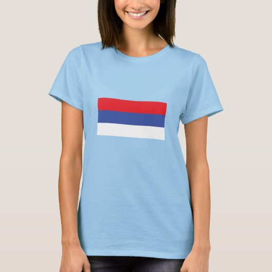 Republika Srpska国旗 Tシャツ (正面)