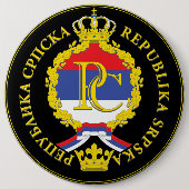 Republika Srpska 缶バッジ (正面)