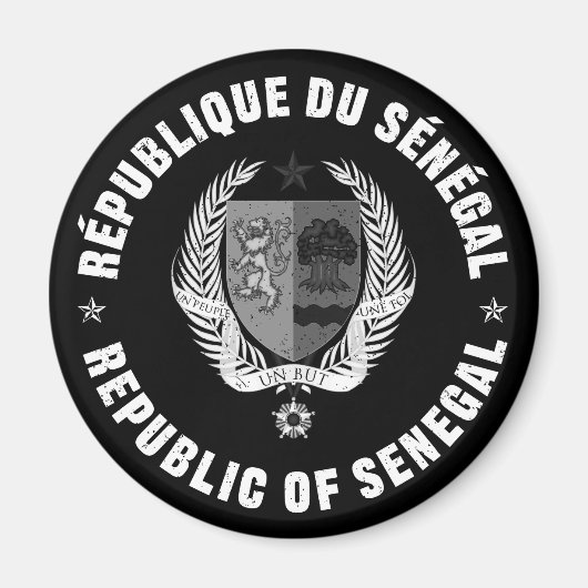 Republique Du Senegal マグネット (正面)
