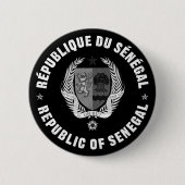 Republique Du Senegal 缶バッジ (正面)