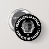 Republique Du Senegal 缶バッジ (正面&裏面)