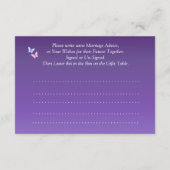 Request for Marriage Hints -  アドバイスカード (裏面)