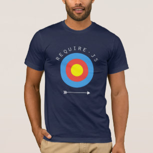 RequireJSのTシャツ(海軍) Tシャツ