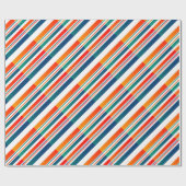 Reroヴィンテージファンキーカラー70s 80s ラッピングペーパー (フラット)