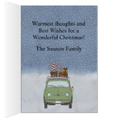 Rero Fiat 500カスタマイズ可能なフォトカード (内側 (右))