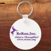 ReRunクラシックロゴKeychain キーホルダー (正面)