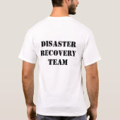 RESの安全色のデザイン Tシャツ (裏面)