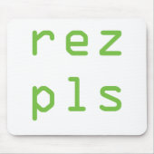 resのpls マウスパッド (正面)