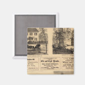 Res,油作品，ビル，油クリーク，ルーズビル マグネット (正面/裏面)