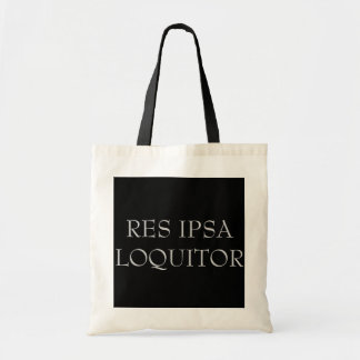 "Res Ipsa Loquitor"のトート トートバッグ