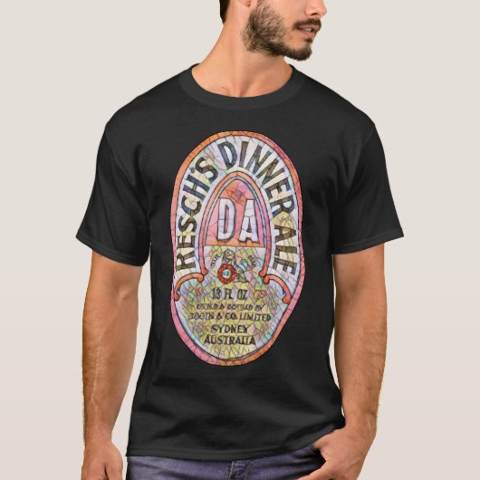 RESCHS DA ビールラベルディナーエール Dirty Annie 女子 Tシャツ (正面)