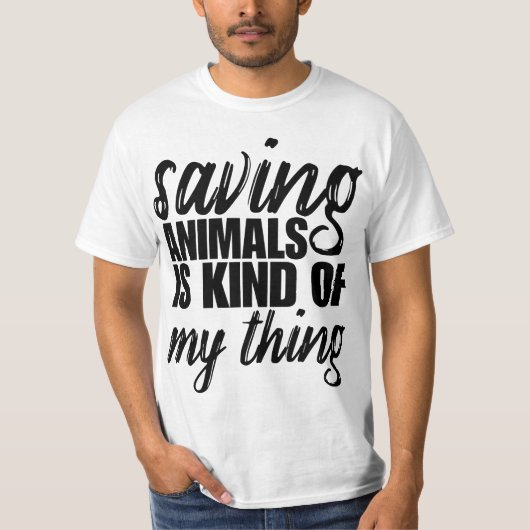 Rescue Adop Wildlife Saving Animals Is Kinda My Th Tシャツ (正面)