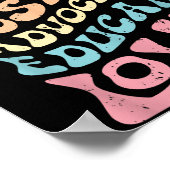 Rescue Adopt Foster Advocate Educate Love Cat Mom, ポスター (角)