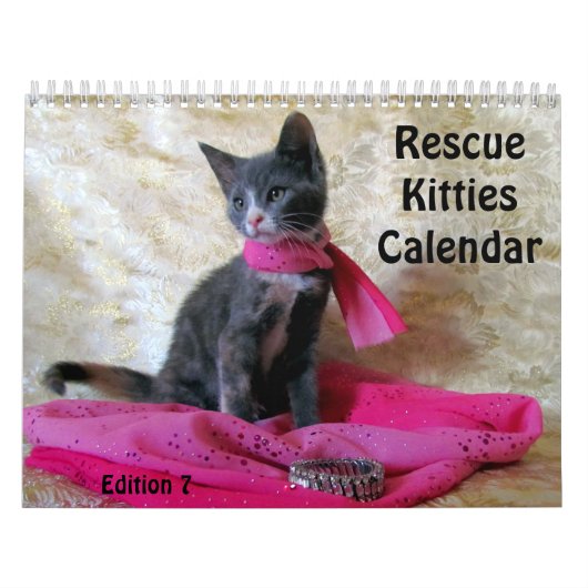 Rescue Cat Calendar – エディション7 カレンダー (カバー)