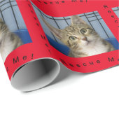 Rescue Cat Gift Wrapping Paper ラッピングペーパー (ロールコーナー)