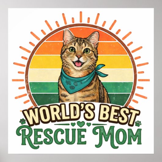 Rescue Cat Mom ポスター (正面)