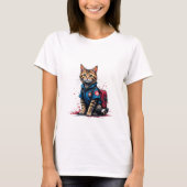 Rescue Cat Tシャツ – Healy Medical Cat (正面)