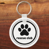 Rescue Club – United by Paws キーホルダー (裏面)