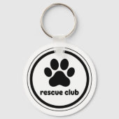 Rescue Club – United by Paws キーホルダー (裏面)