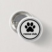 Rescue Club – United by Paws 缶バッジ (正面&裏面)