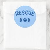Rescue Dadステッカー ラウンドシール (バッグ)