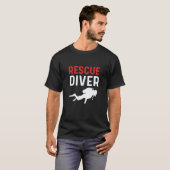 Rescue Diver Crew  Rescue Diving Tシャツ (正面フル)