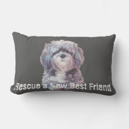 Rescue Dog Lumbar Pillow ランバークッション