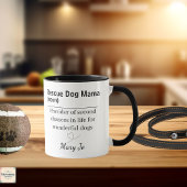 Rescue Dog Mama Definition Mug マグカップ