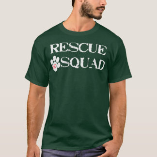 Rescue Squad Dog Paw Heart For Men Women Tシャツ