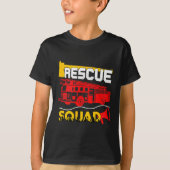Rescue Squad Lifesaver Fireman Gift Proud Firefigh Tシャツ (正面)