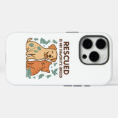 Rescued is My Favorite Breed Case-Mate iPhoneケース (裏面 (横))