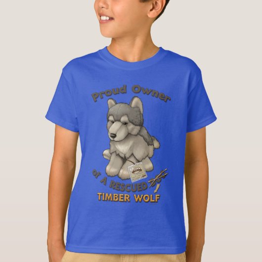 Rescued Timber Wolf Tシャツ (正面)