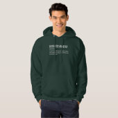 Research Analyst Funny Definition Hoodie パーカ (正面フル)