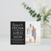 Reserva de la Boda la Tarjeta de Fecha 招待状 (スタンド正面)