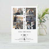 Reserva La Fecha Black Love Simple Elegant Modern セーブザデート (スタンド正面)