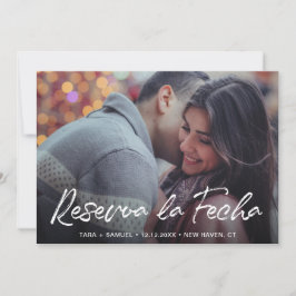 Reserva la Fecha Brushスクモダンリプト写真スペインの セーブザデート