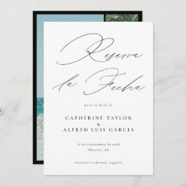 Reserva La Fecha Language スペインの Photo 結婚's セーブザデート
