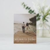 Reserva La Fecha Photo モダン PostCard 案内ポストカード (スタンド正面)