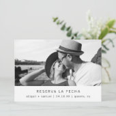 Reserva La Fecha Photo Minimalist スペインの結婚's セーブザデート (スタンド正面)