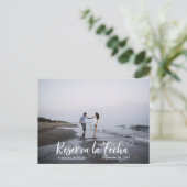 Reserva la Fecha Save the Date スペインの Ohjas Annou 案内ポストカード (スタンド正面)