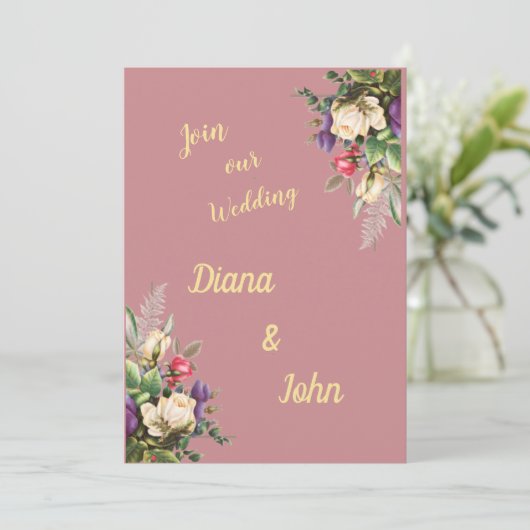 Reserva La Fecha Simple modern invitation,  セーブザデート (スタンド正面)