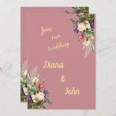 Reserva La Fecha Simple modern invitation,  セーブザデート (正面/裏面)