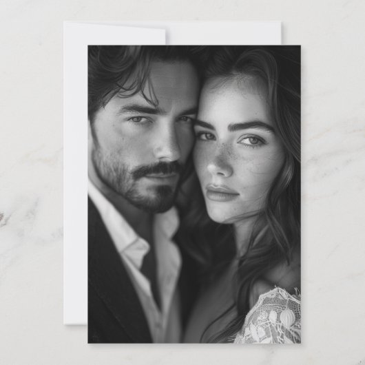 Reserva La Fecha Spanisスクリプト結婚の写真 セーブザデート (裏面)