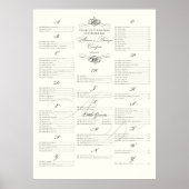 ***RESERVED*** Adreena+Deuayneの座席表 ポスター (正面)