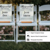 Reserved Family Seat Sign for Wedding アクリルサイン