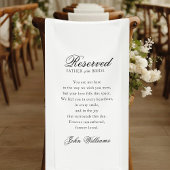 Reserved - Father of the Bride - Memorial Wedding 横断幕