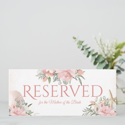 Reserved Floral Beach 招待状 (スタンド正面)